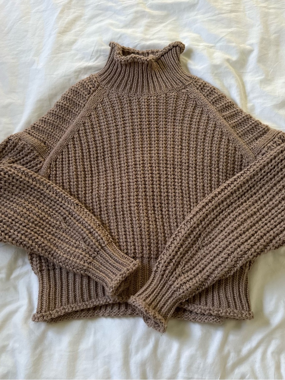 H&M Ribbed High-Neck Sweater